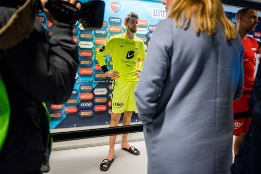 Goalkeeper Samuel Sahin-Radlinger of Brann