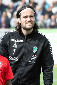 Brages Robbin Sellin  i fotbollsmatchen i superettan mellan