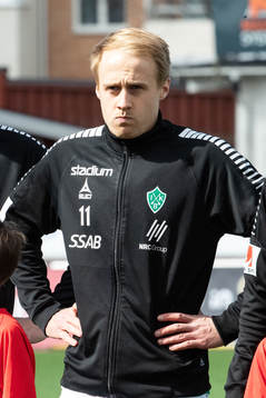 Brages Anton Lundin  i fotbollsmatchen i superettan mellan