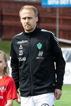 Brages Oscar Lundin  i fotbollsmatchen i superettan mellan