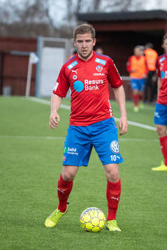 Helsingborgs Darijan Bojanic  i fotbollsmatchen i