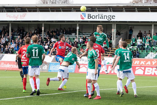 Chans för Helsingborgs framför Brages mål i