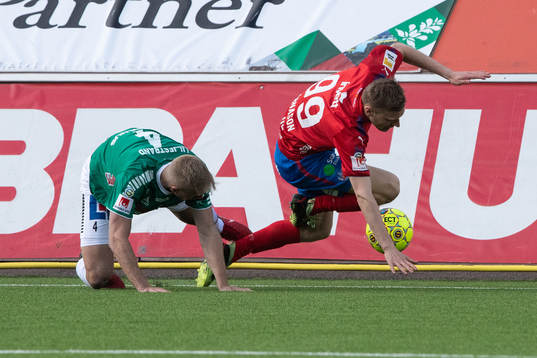 Brages Mattias Liljestrand och Helsingborgs Andri Runar