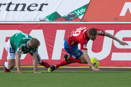 Brages Mattias Liljestrand och Helsingborgs Andri Runar