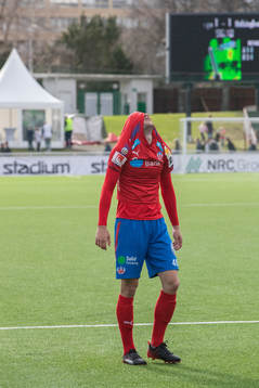 Helsingborgs Mattias Almeida  i fotbollsmatchen i