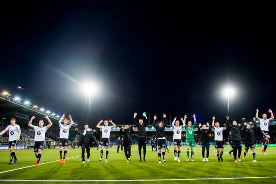 The players of Rosenborg celebrate