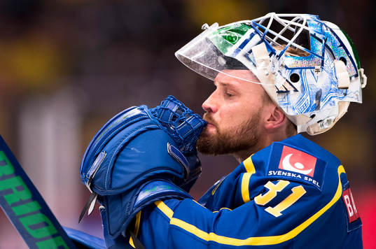 Sveriges målvakt Anders Nilsson