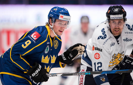 Sveriges Adrian Kempe och Finlands Marko Anttila