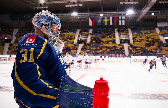Sveriges målvakt Anders Nilsson