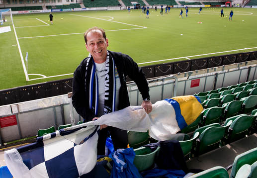Hamza Mahmutovic från Sundsvalls supporterförening