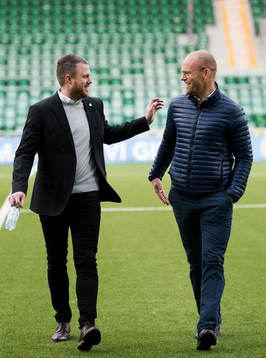 Elfsborgs tränare Jimmy Thelin och Sundsvalls tränare