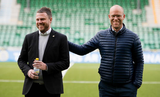 Elfsborgs tränare Jimmy Thelin och Sundsvalls tränare