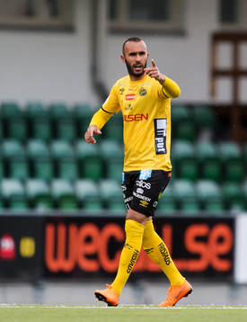 Elfsborgs Issam Jebali gestikulerar