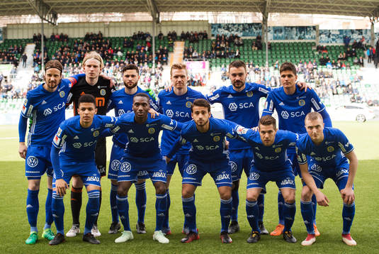 Sundsvalls startelva, bakre raden, Linus Hallenius,