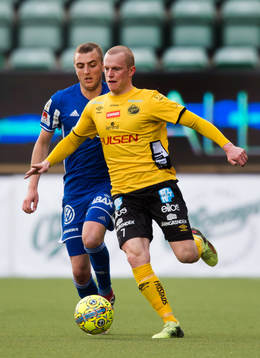 Sundsvalls Dennis Olsson och Elfsborgs Daniel Gustavsson