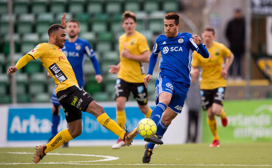 Elfsborgs Alex Dyer och Sundsvalls Juan Jose Ciercoles Sagra