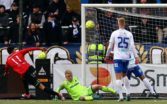 Norrköpings målvakt Isak Pettersson