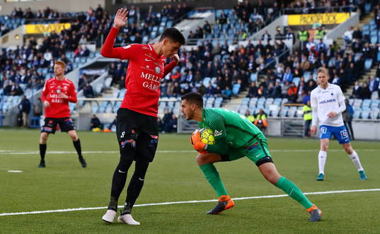 Trelleborgs målvakt Marko Johansson