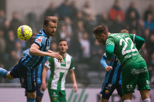 Hammarbys Muamer Tankovic gör 0-1