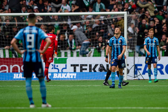 Djurgårdens spelare deppar