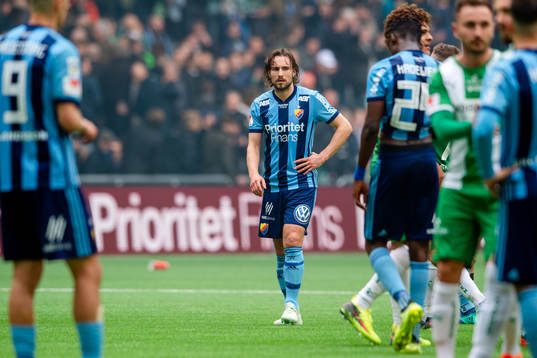 Djurgårdens Kevin Walker deppar