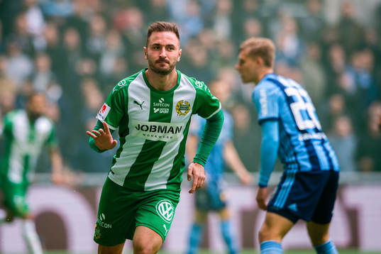 Hammarbys Muamer Tankovic jublar