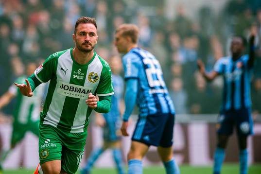 Hammarbys Muamer Tankovic jublar