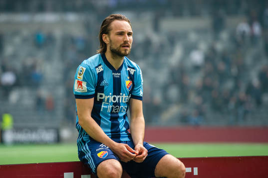 Djurgårdens Kevin Walker  deppar