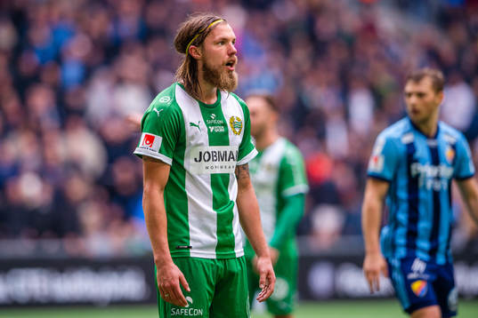 Hammarbys Björn Paulsen reagerar
