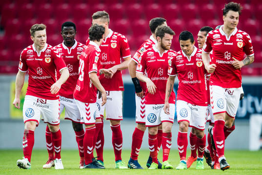 Kalmars Måns Söderqvist jublar