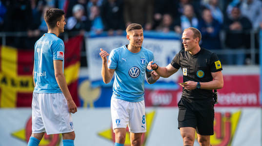Malmö FFs Alexander Jeremejeff och Arnór Ingvi Traustason