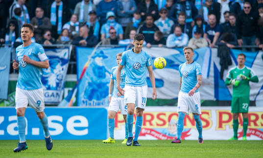 Malmö FFspelarna deppar
