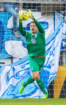 Malmö FFs målvakt Johan Dahlin