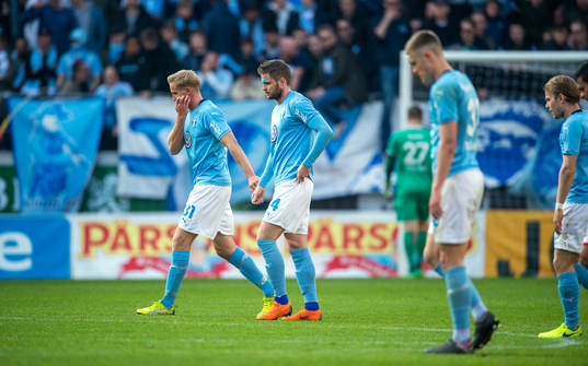 Malmö FFspelarna deppar