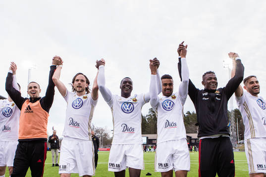 Östersunds Tom Pettersson , Ken Sema , Noah Sonko Sundberg