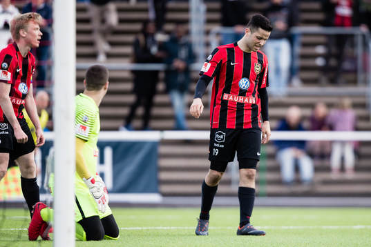 Brommapojkarnas Mohanad Jeahze deppad