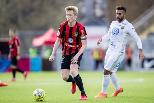 Brommapojkarnas Gustav Sandberg Magnusson och Östersunds