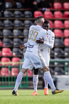 Östersunds Dino Islamovic jublar