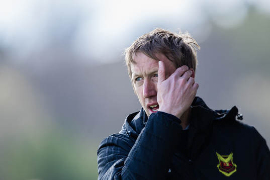 Östersunds tränare Graham Potter deppar