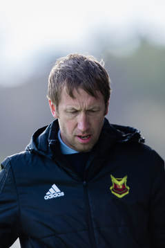 Östersunds tränare Graham Potter deppar