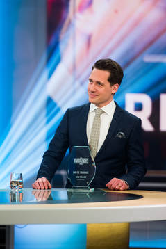 Växjös Sam Hallam, Årets Tränare