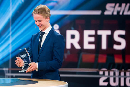 Lena Sundqvist och Växjös Elias Pettersson, Årets MVP
