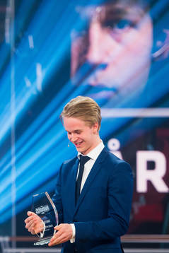 Lena Sundqvist och Växjös Elias Pettersson, Årets MVP