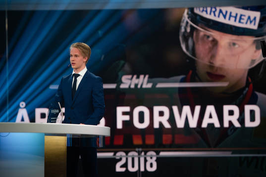 Växjös Elias Pettersson, Årets Forward