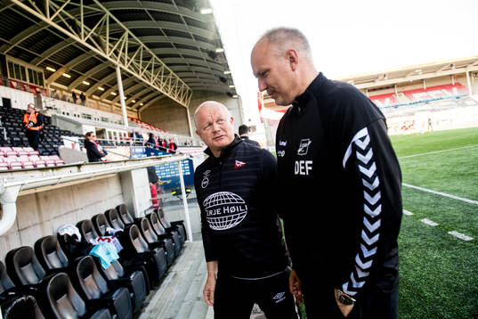 Per-Mathias Høgmo, head coach of FFK and Dag-Eilev
