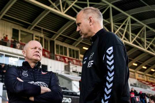 Per-Mathias Høgmo, head coach of FFK and Dag-Eilev