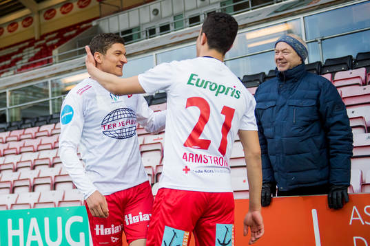 Youssef Chaib and Joel Armstrong of Fredrikstad