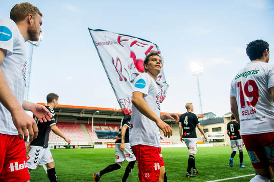 Rino Falk Larsen of Fredrikstad