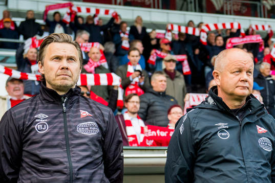 Bjørn Johansen, assistant coach, and Per-Mathias Høgmo,