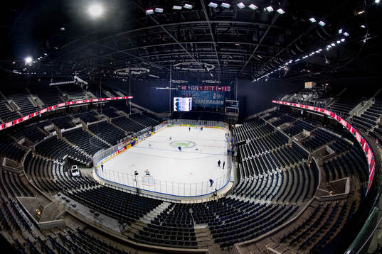 Interiörbild över Royal Arena